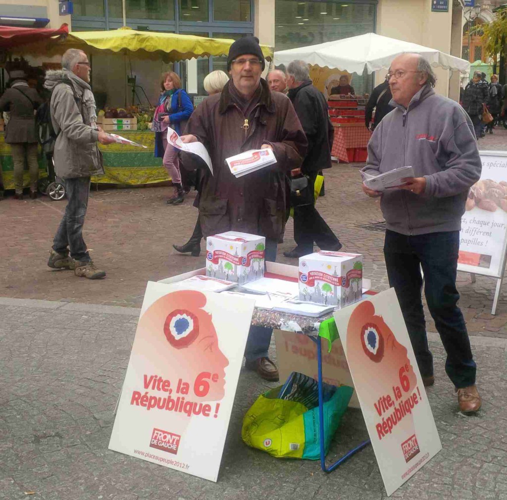 Votation sur le droit de révoquer les élus é partir de la mi mandat. 8 novembre 2014 à Chambéry